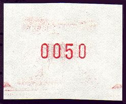 ATM Schweiz Druckprobe Specimen PostTec 1986