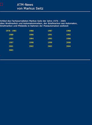 Archiv Automatenmarken ATM Artikel Markus Seitz